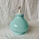 Suspension vintage en opaline verte