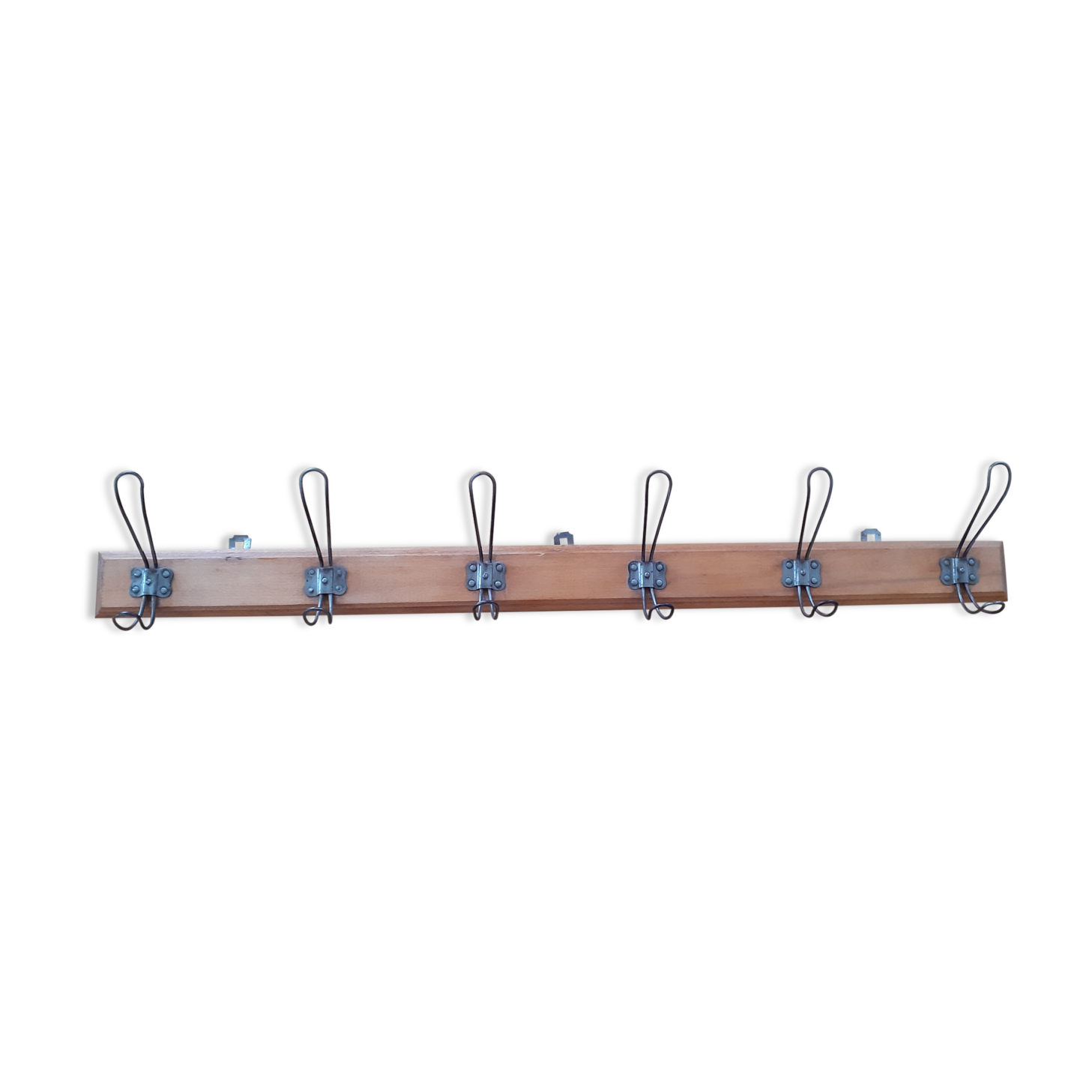 Coat rack 6 hooks school style