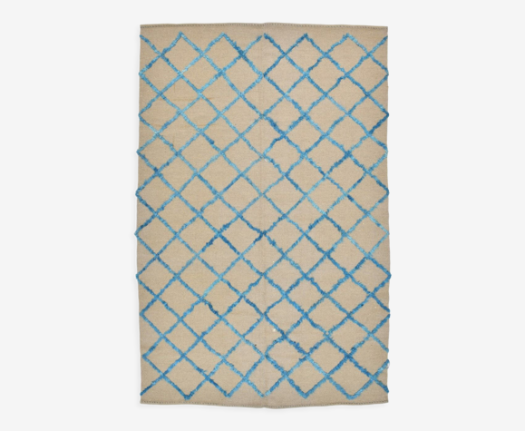 Tapis kilim moderne scandinave, 185x282cm