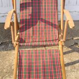 70s/80s folding garden long chair