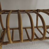Bedside table and magazine rack wicker