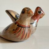Couple BIRDS Handmade Ceramics MEXICO