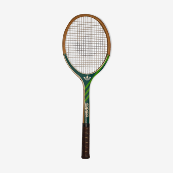 Vintage Adidas Tennis Racket - Green and White