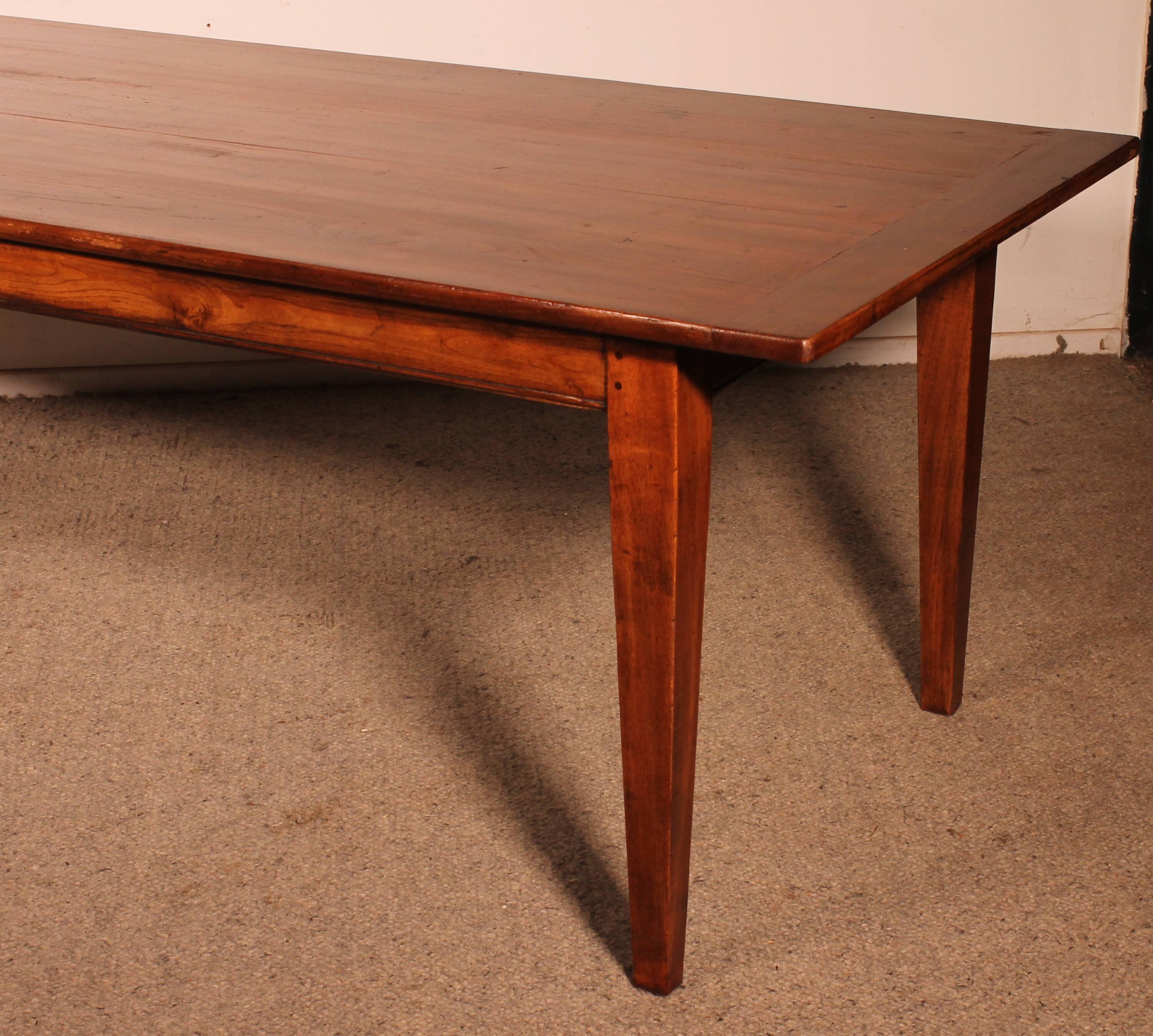 19th Century Oak Farmhouse Table