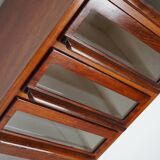 Vintage Dutch Hardwood Haberdashery Shop Cabinet, 1930s