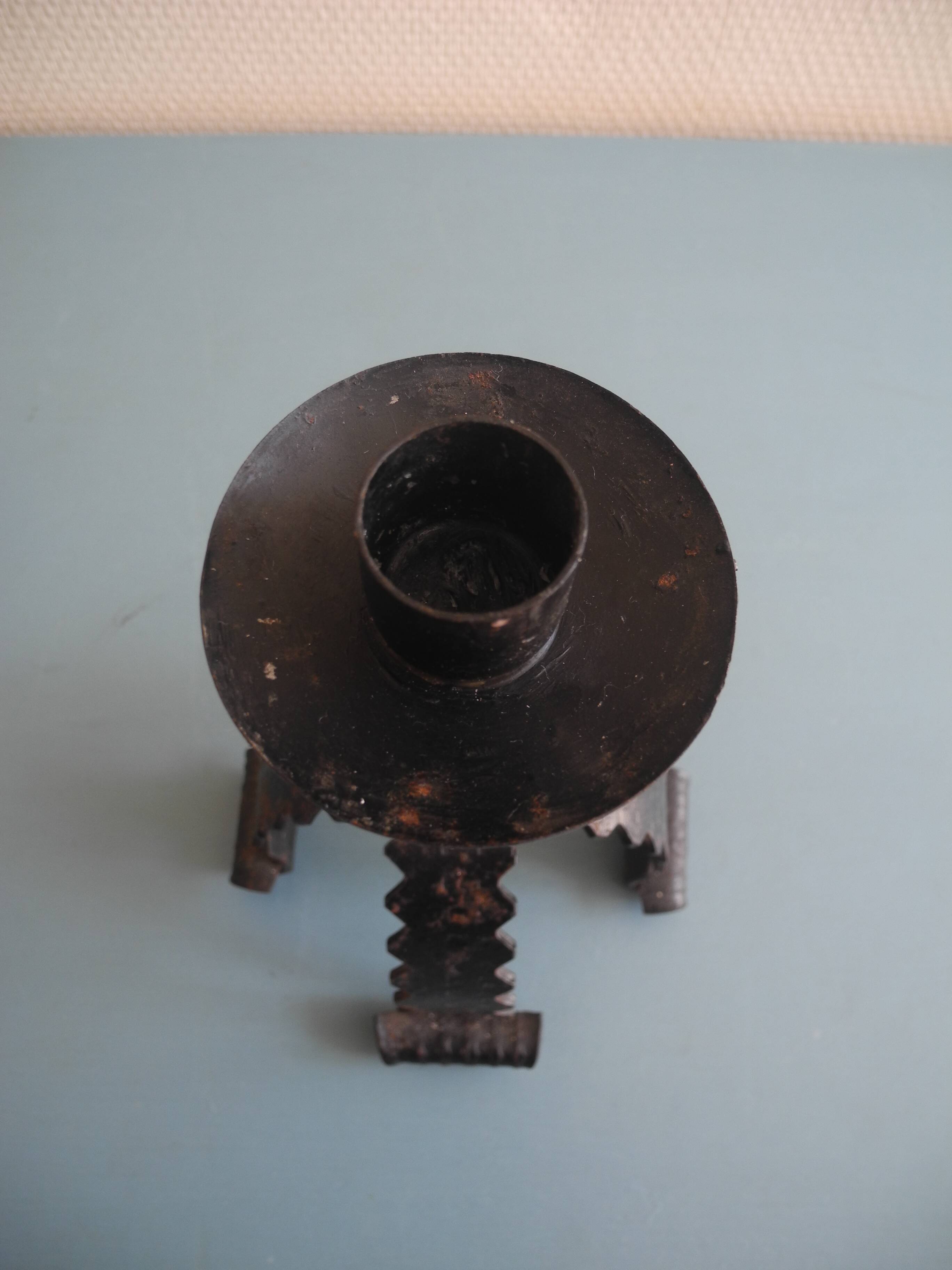 brutalist chandelier vintage decor brutalist candlestick