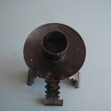 brutalist chandelier vintage decor brutalist candlestick