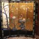 4-leaf screen lace-up decoration Far East Japan type Coromandel