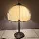Art Deco mushroom lamp, Tiffany by Honsel Leuchten, 1970