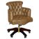 Chesterfield buttoned leather office chair by George Smith