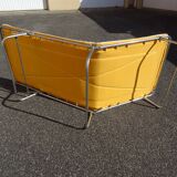 Vintage folding chaise chaise longue an 60 70