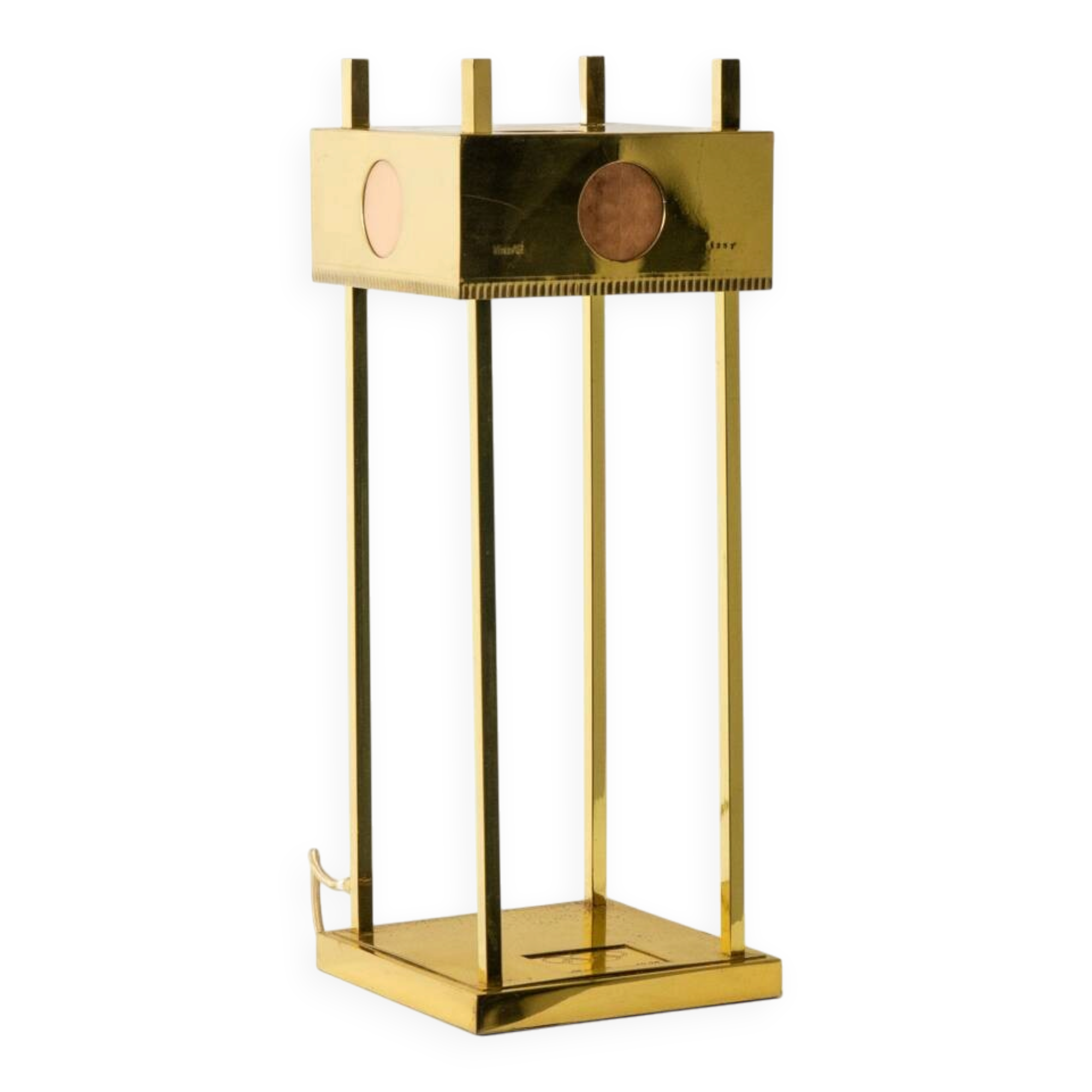 Lamp in gilded brass and copper, Olympic Games of 1936