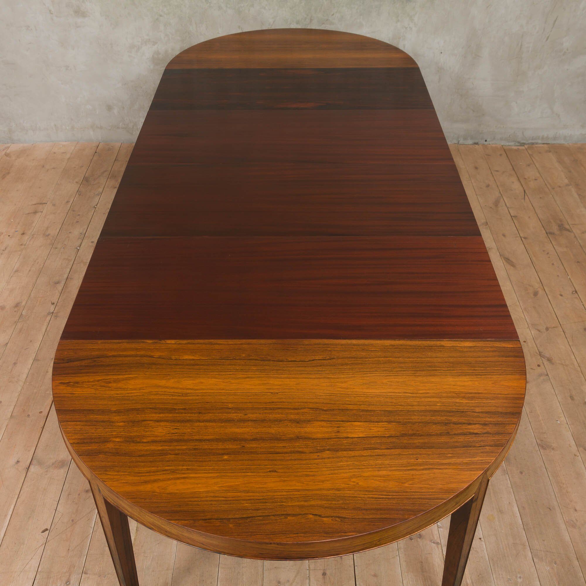 Rosewood extendable dining table by Severin Hansen for Haslev Møbelsnedkeri, 1960s