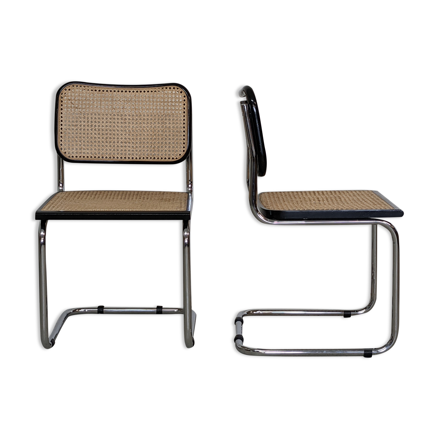 Pair of chairs Cesca B32 Marcel Breuer - 70s