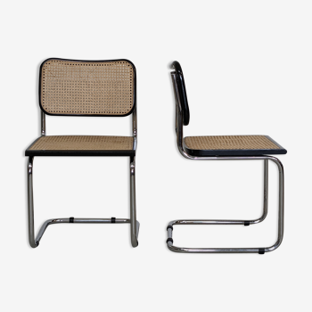 Pair of chairs Cesca B32 Marcel Breuer - 70s