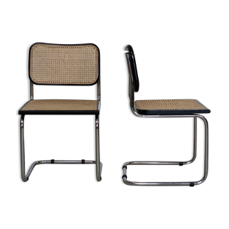 Pair of chairs Cesca B32 Marcel Breuer - 70s