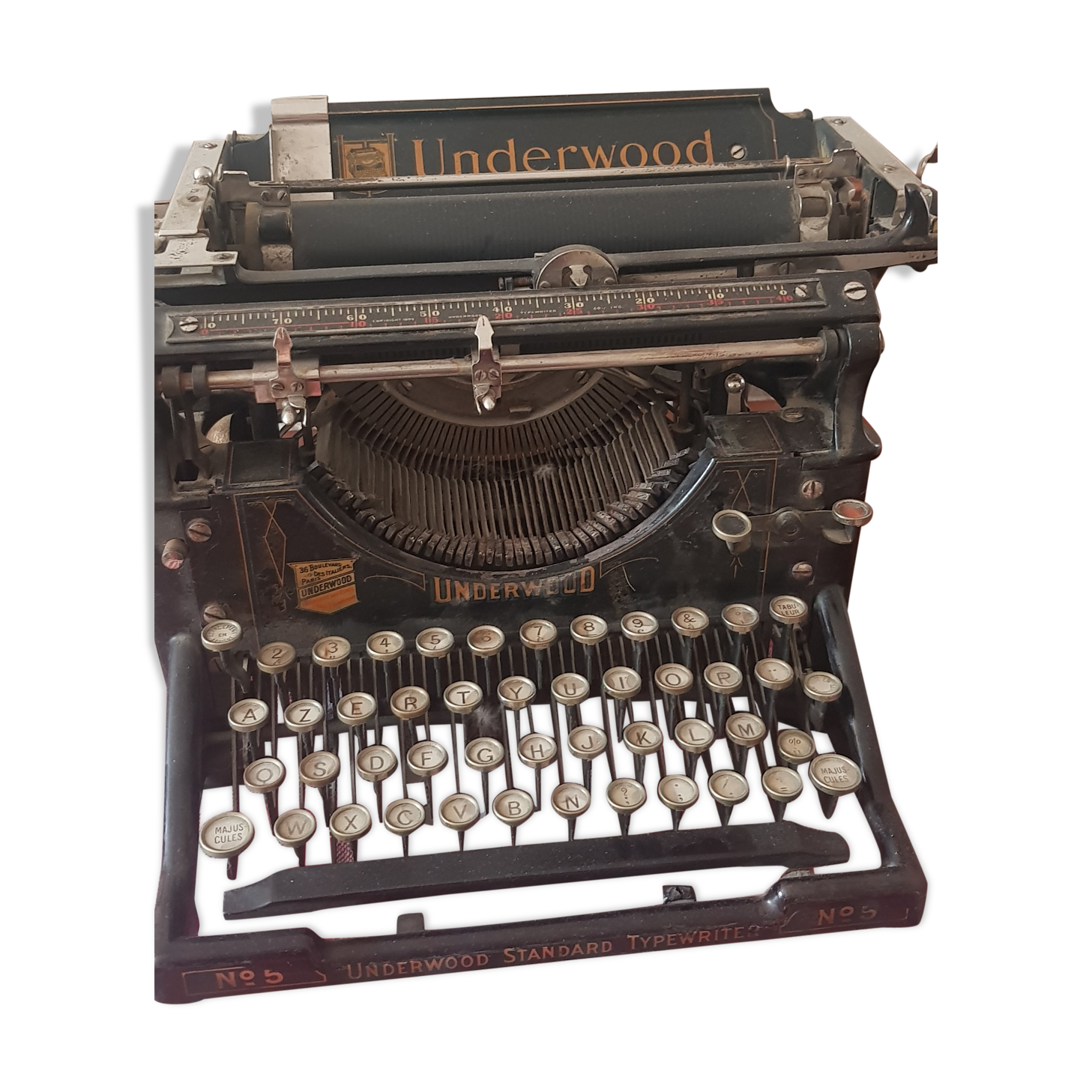 Machine a écrire Underwood Selency