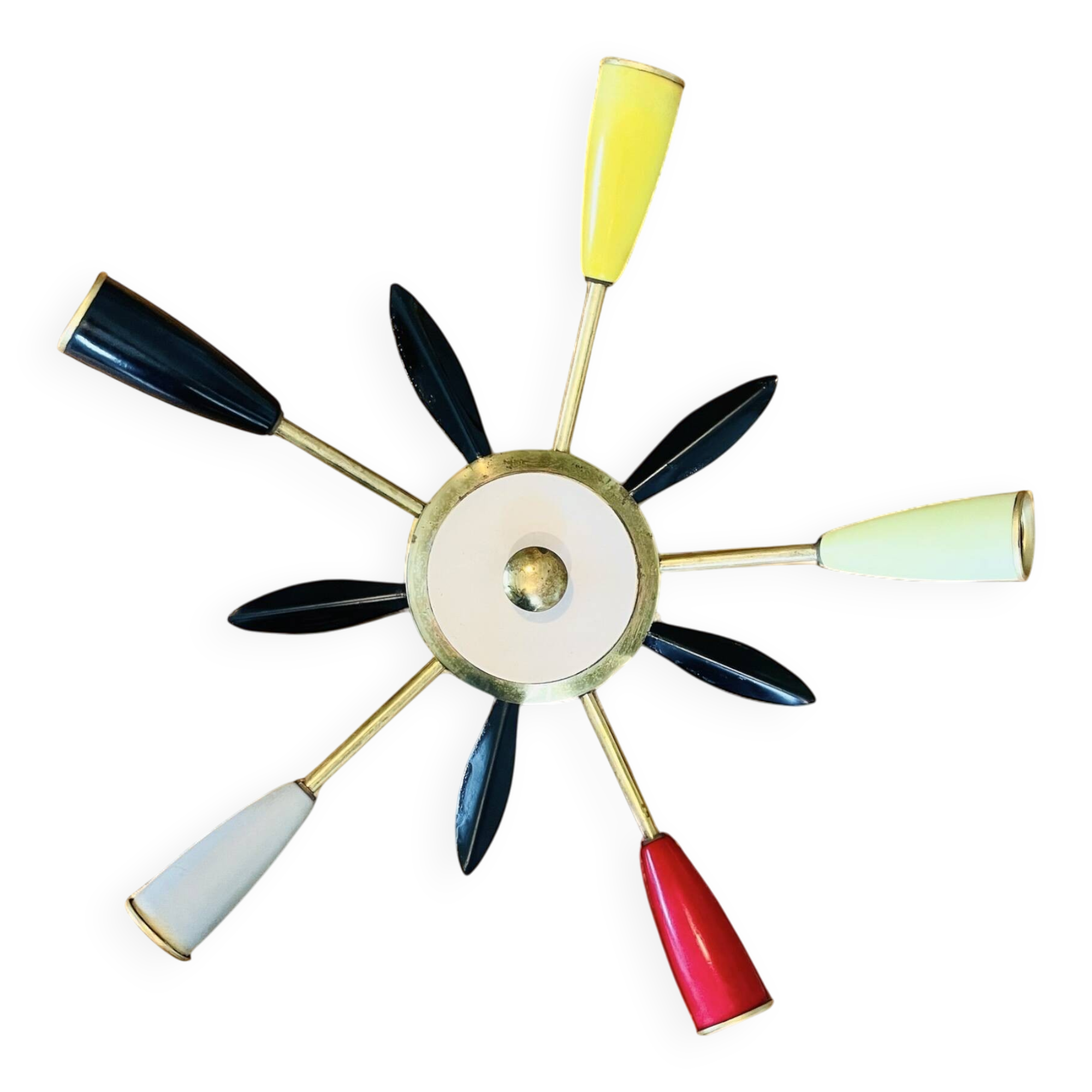 Vintage Space Age Sputnik Pendant Chandelier 50s - 60s