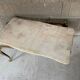 Onyx coffee table base vintage brass 1950