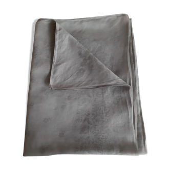 Damask linen tablecloth