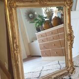Miroir doré 116 x 97