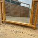Miroir en bois et rotin