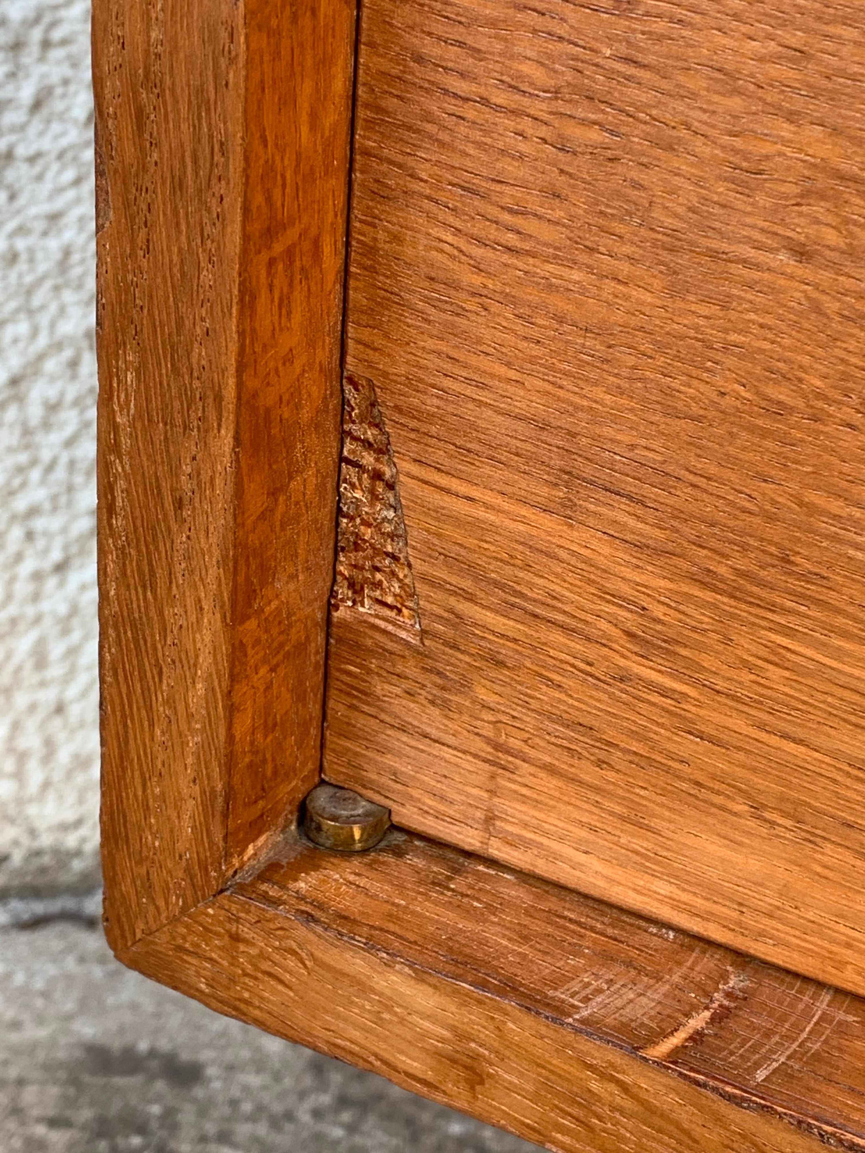 Vintage buffet compass feet 1950