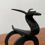 Animal sculpture, 1960s, wrought iron