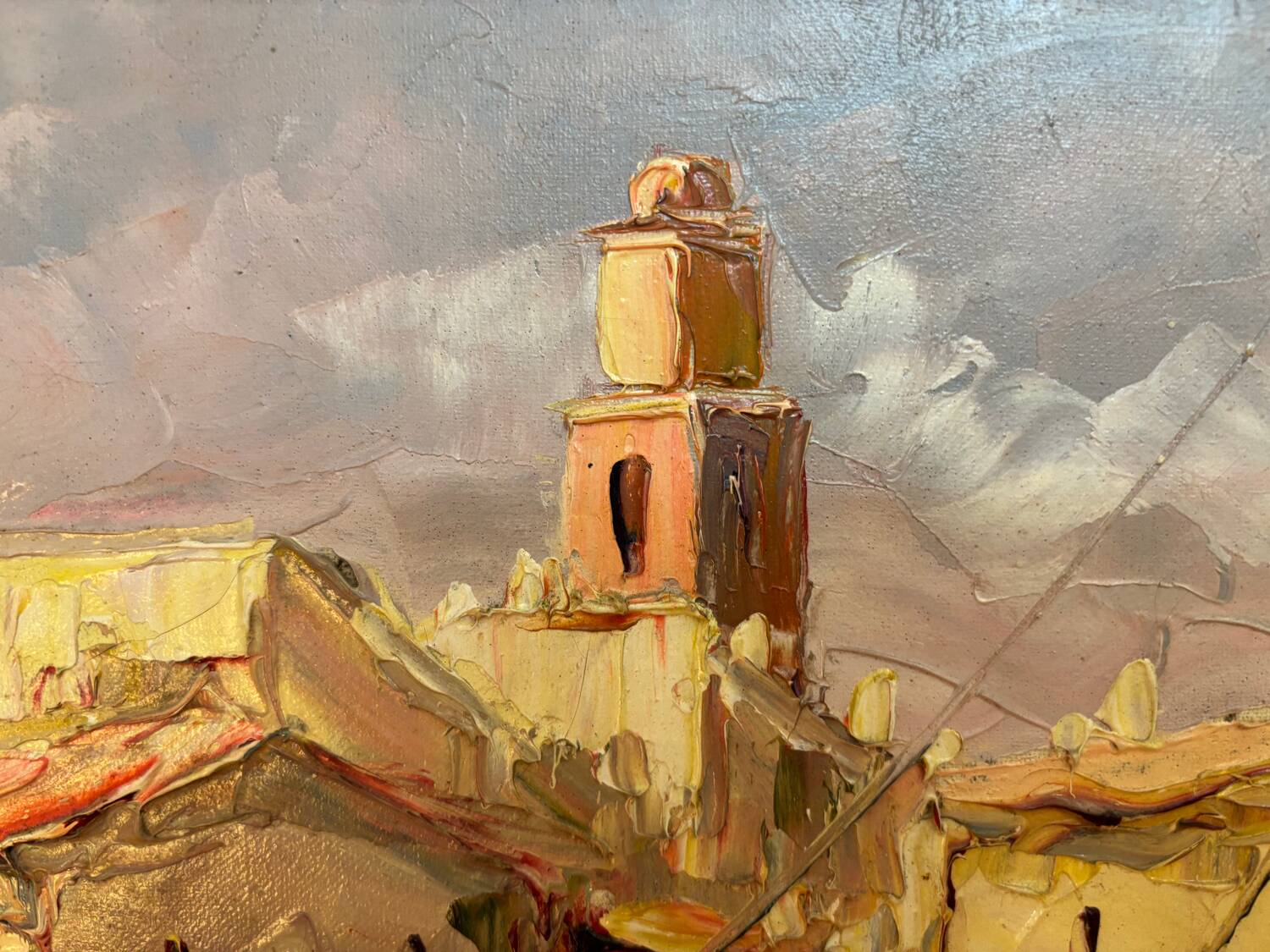 Oil painting on canvas by Salomon Le Tropézien