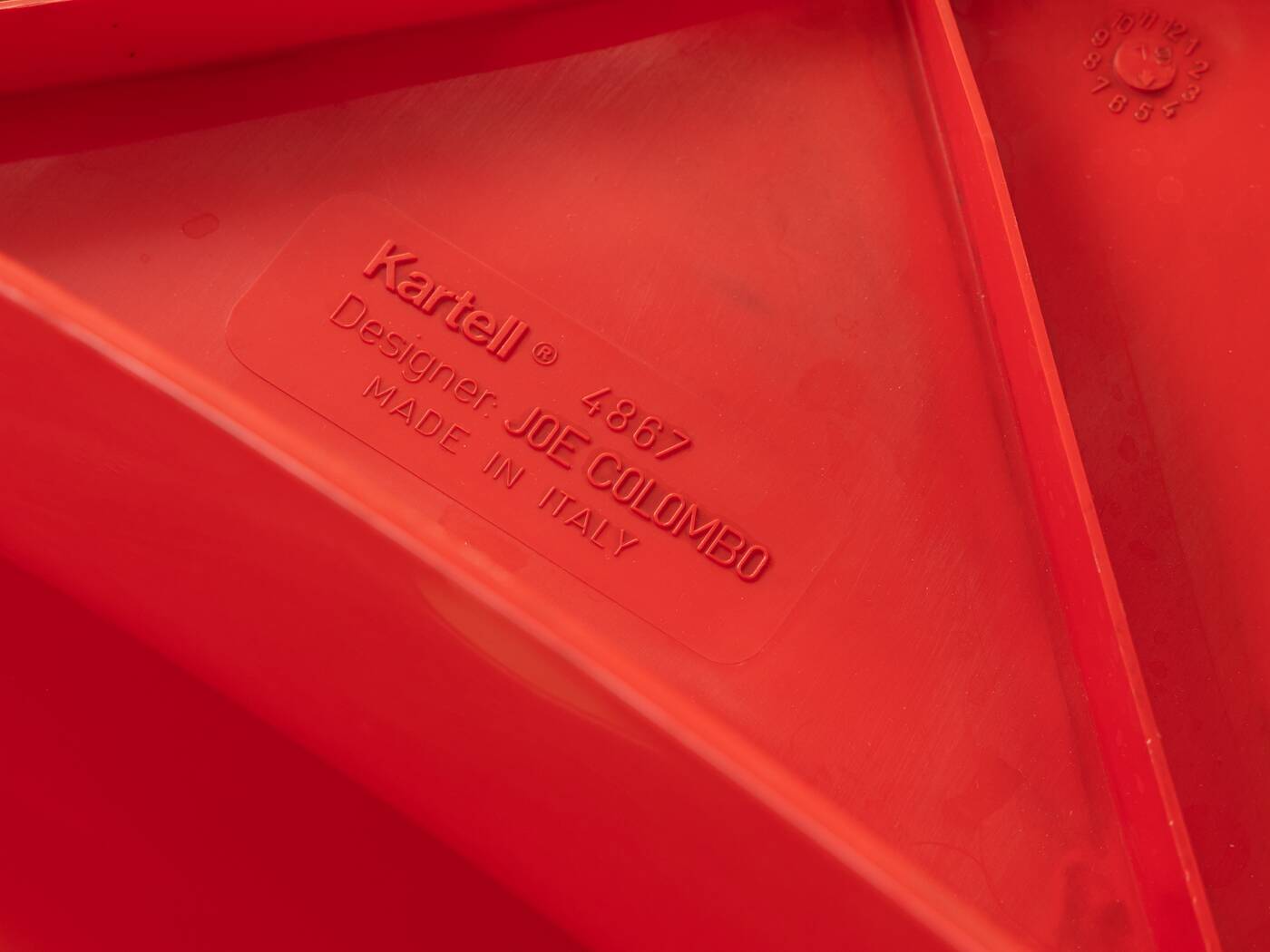 4867 chair set, Joe Colombo for Kartell