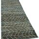 Handmade Tribal Decorative 90 cm x 290 cm Blue Wool Runner Carpet
