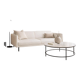 Boconcept berne beige leather sofa