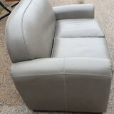 Leather club sofa