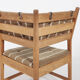 Bench in 3 elements and pair of chairs by Kurt Østervig for KP Møbler Denmark 1960