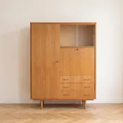 Armoire en bois, années 70
