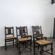 Set of 6 chairs in the style of Dudouyt.