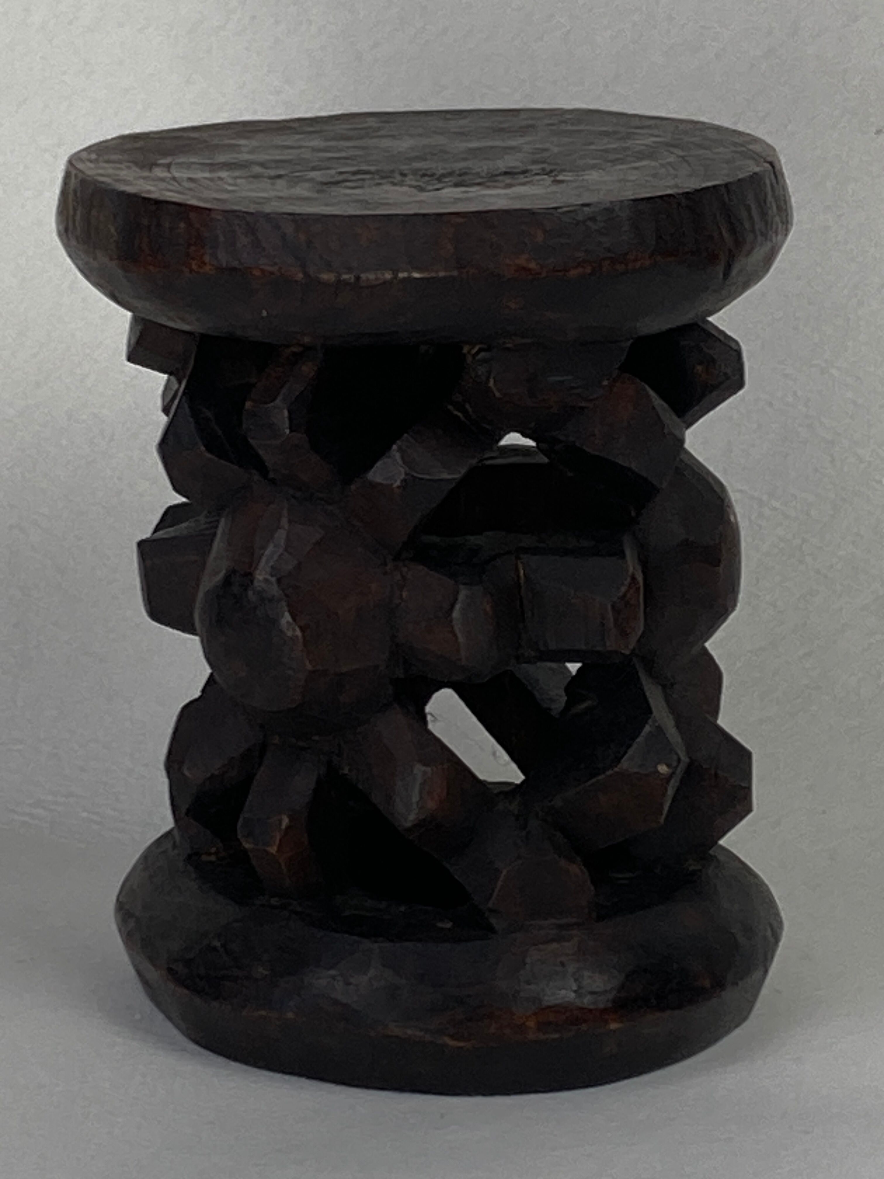 Tabouret bas africain « Bamiléké », Cameroun, années 1950