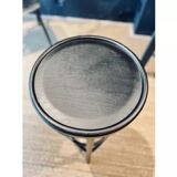 Lot de 8 tabourets de bar vintage en bois