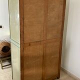 Glass-glazed Parisian wardrobe 1950