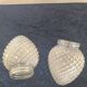 Globes for art deco wall lamp