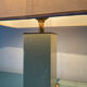 Hollywood Regency lamp in metal and brass from the 70s.