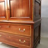 Mahogany commode/storage unit 1900 louis xvi style