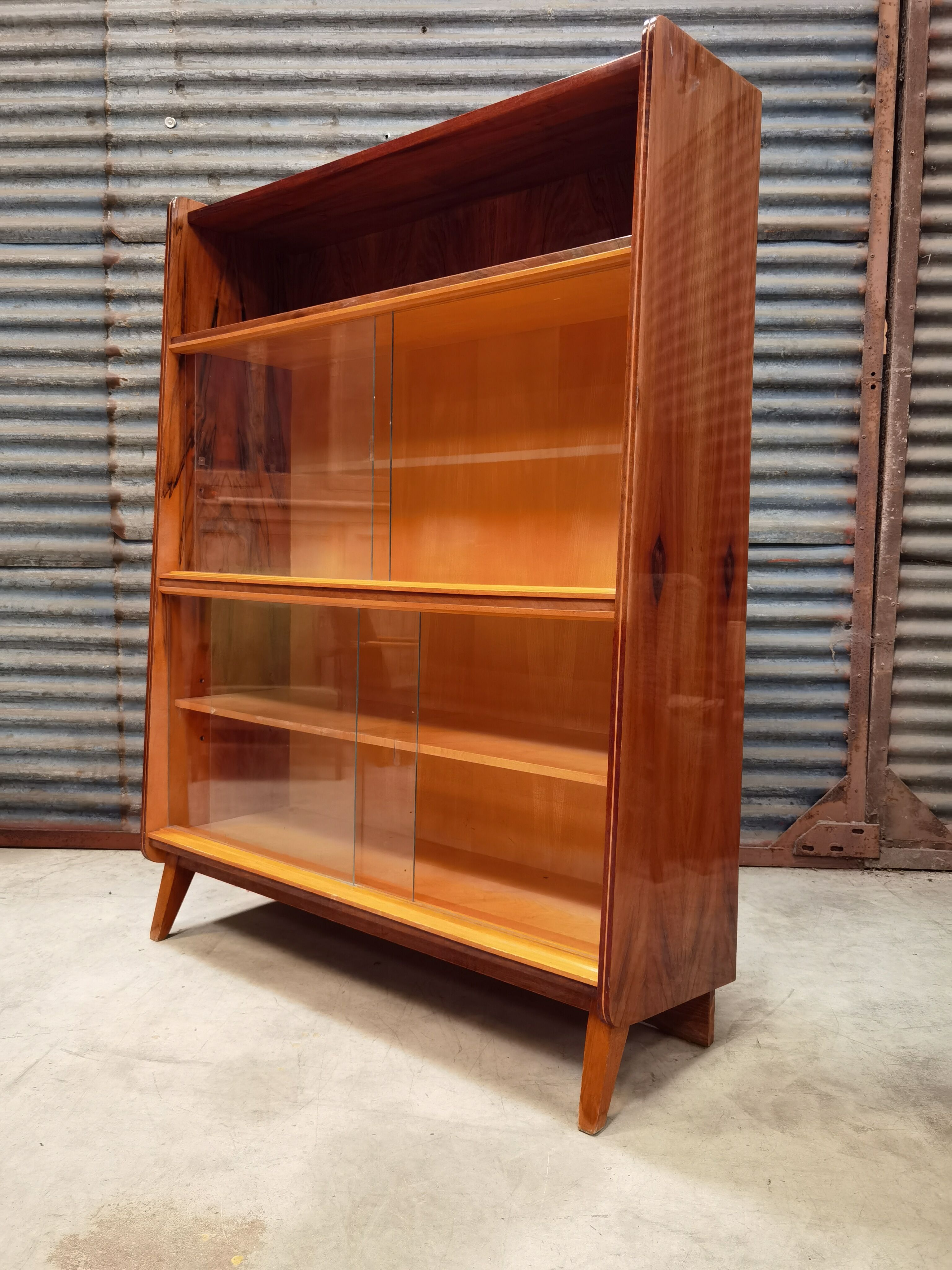 František Jirák Glass Library for Tatra Nabytok