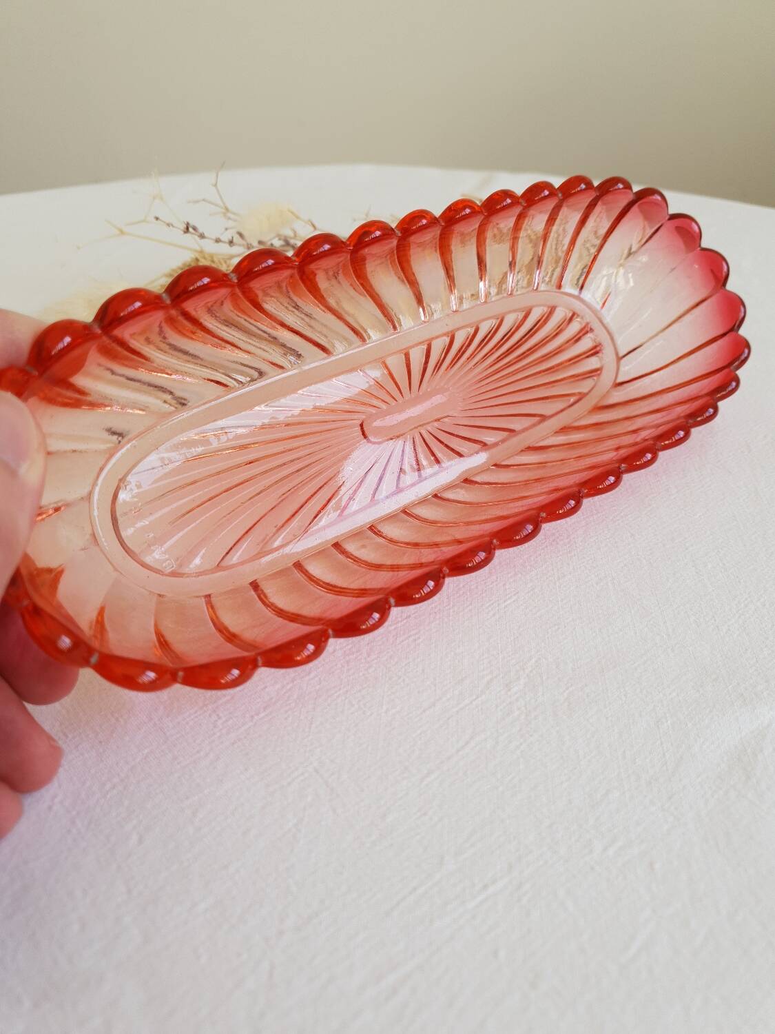 Antique Baccarat crystal bowl