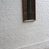 Miroir vintage danois en teck, années 1960