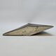 Soliflore vase in black ceramic pyramid or manta ray design