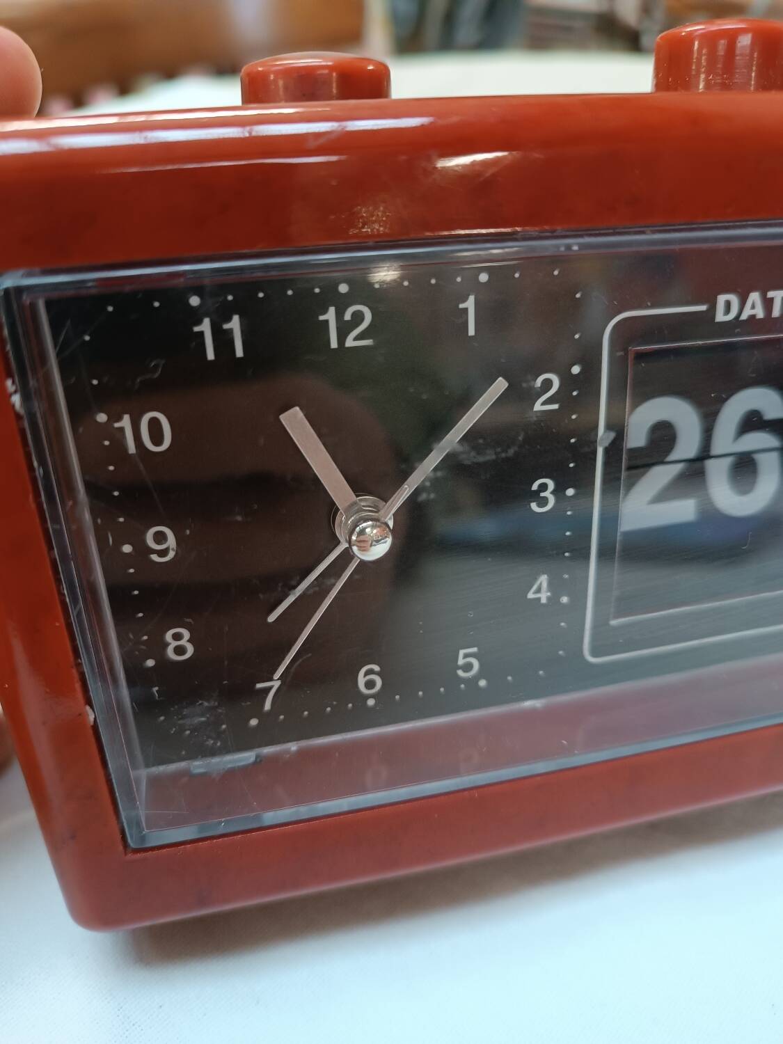 Vintage flip flap alarm clock