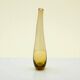Scandinavian smoked yellow blown glass vase by Lotta Pettersson