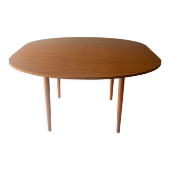 Table à manger extensible du milieu du siècle 1970 par Schreiber