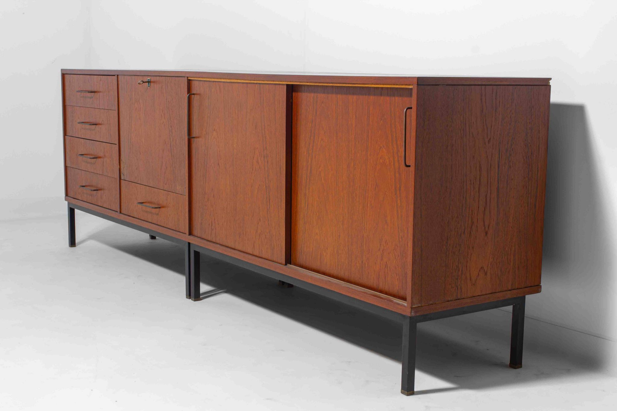 Sideboard in teak by C. Wulput, Belgium 1960s